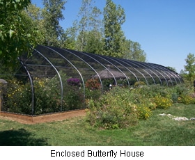 Enclosed Butterfly House