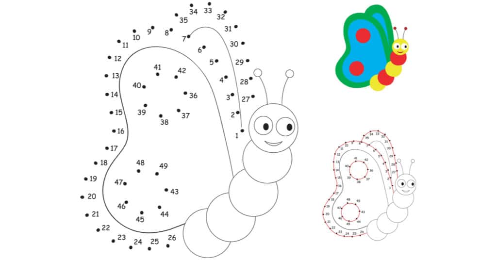 Butterfly Connect the Dots