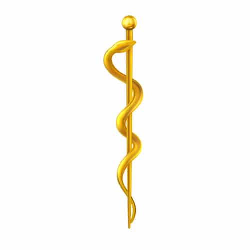 Caduceus Staff as The Symbol of Commerce