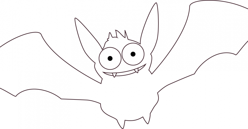 Free Bat Coloring Page - Learn About Nature