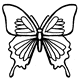Birdwing Butterfly Coloring Page